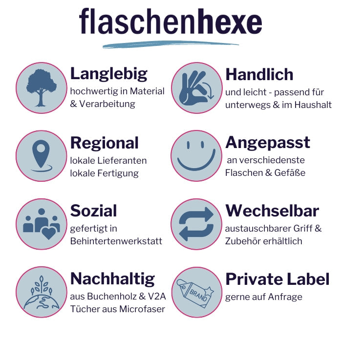 flaschenhexe Original -Set gross-
